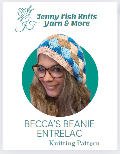 Becca's Beanie Knitting Pattern Digital Download