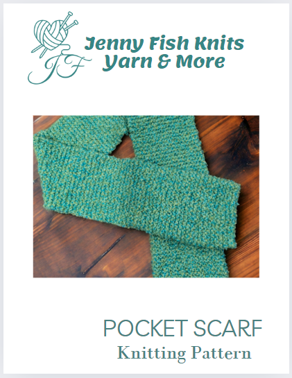 Pocket Scarf Knitting Pattern Digital Download